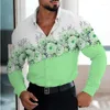 Chemises habillées pour hommes Bouton Bouteau Phoenix Flame Shirt Fashionable Casual Geometric Outdoor Party Soft and Conforty 2024 Plus Size