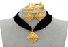 Anniyo diy rep etiopiska smycken set hänge halsband örhängen armband ring guld färg eritrea habesha smycken set 218406 2018572244