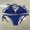 23SS Sexy Women Designers Zestawy bikini z czystym paskiem Kształt Swimsuits Panie Kąciki Kąciki Swimowe Zuży