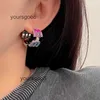 2024 New Hot Rainbow Ball Designer Earrings for Women Fashion M Brand Letters Colorful Luxury Earring Teacherday mother brincos aretes Earings Ear Rings