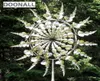 Mémien de vent métallique unique et magique 3D Sculpture cinétique à vent 3D Porceau métallique Spinners solaires pour la cour et le jardin27843688683