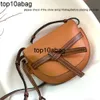 loewebag Gate Designer Bag 7A quality Dual puzzle saddle baguette Clutch fashion luxurys handbag Womens Cross Body mens Genuine Leather Totes Hobo classic bag