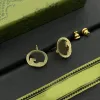 Vintage Designer Earrings Crystal Pearl Letter G Heart Charm Drop Earring Dangle 925S Gold Silver Plated Ear Stud Clip Eardrop Geometric Hoop Earring Women Jewelry