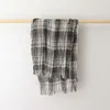Szaliki Sprawdź, że bawełniany szalik bawełniany dla kobiet i mężczyzna wiosna jesienna światło dzienne żeńskie mody pomarszczone szale 2024