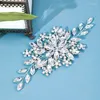 Clips de cheveux Crystal Pearl Bandband Tiara pour femmes pour femmes Party Rhingestone Bridal Wedding Accessoires bijoux
