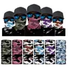 Fashion Face Masks Neck Gaiter Camouflage Bicycle Face Masque Écharpe tactique Couvre-cou masque Bandana Bandana Femme Bandle Balaclava Tube Shield Q2405101