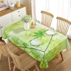 Table de nappe de tissu au thème d'automne feuilles rectangle rectangle Couverture pour pique-nique à salle à manger décoration de cuisine de cuisine