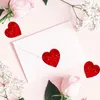 Party Favor Red Heart Stickers Valentine's Love Sticker Wedding Envelopes Gift Accessories 500 Labels Per Roll Halloween Christmas