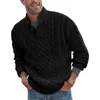 Мужские куртки осень/зимний свитер мужчина с твердым цветом наполовину высокий