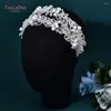 Headpieces YouLaPan Big Pearl Bridal Headband Hair Accessories Wedding Handmade Beaded Headdress Ornaments HP654