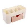 Scatole di stoccaggio a doppio strato di trucco in plastica organizzatori di cassetti cosmetici box botteri organizzatore contenitore