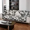 Couvre-chaise EIFLOY COUVERTURE DE SOFA NOIR MODERNE POUR LE SOIR ROOM 3 PEATER CHENILLE COUP SHIPCOVER LA COURRONDE DE LA SAPPORTE