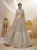 Ubranie etniczne Wedding Lehenga Choli Faux Georgette Party Wear Hafdery Salwar kameez zestawy