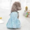 Hondenkleding blad bowknot huisdierjurken voor kleine honden zomer lente hawaii ontwerper kattenvest outfit kleding xs xxl chihuahua benodigdheden