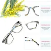 Gafas de sol Mujeres Flores elegantes portátiles Flores ultra luz Protección de oculares Gafas Anti-fatiga y anteojos UV