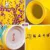 Vases Jingdezhen en céramique Articles de fleurs jaunes Salle de style chinois Bogu Shelf Decoration Home Decoration