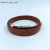 Varumärkesdesigner Mui Mui Belt Miui Belt Womens Belt Officiell webbplats 1 1 Samma högkvalitativa Cowhide Classic Gold Logo Letter Mens Mui Mui Högkvalitativt bälte 9eba