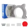 猫のキャリア犬フラップドアペットゲートセキュリティ動物のためのプラスチックスモール