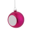 Ornament Hanging 6Cm Ball Plastic Decorations 8Cm Sublimation Blank Christmas Tree Pendant Oranment Holiday Wedding Party Decoration 919