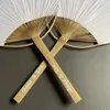 Partybevorzugung 30pcs japanischer Bambus -Griff Holzpaddelpapier Handlüfter mit Braut und Bräutigams Namen Hochzeitsgeschenk Gefälligkeiten