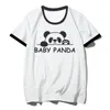 Frauen T -Shirts Panda Shirt Frauen lustige Grafik Harajuku Tee weibliche Y2K -Kleidung