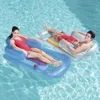 Nadmuchiwany materac powietrzny hamak wodny pierścień pływający dzieci dorosły duży basen pływak zabawki na basenie krzesło rurki pływaki akcesoria 240509