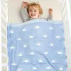 Coperte per neonati per neonati nato per bambini biancheria da letto plaid 90 70 cm trapunta carina da sole da sole passeggino