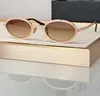 Маленькие овальные солнцезащитные очки золотые коричневые градиент женщин дизайнерские солнцезащитные очки Мужчины летние оттенки солнечные солнцы Lunettes de Soleil Uv400 Очеительство