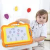Kinder große Größe löschbar magnetisches Schreiben Zeichnungsbrett Set Montessori Bildungsspielzeug Baby Graffiti Board Zeichnungswerkzeuge 240510
