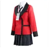 Halloween Anime Gambler School Women Yomoduki Runa Cosplay costume complet