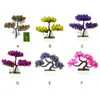 Decoratieve bloemen kunstmatige planten bonsai kleine boom pot home el tuin decoratie neppot ornamenten