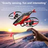 4DRC MINI M3 45CH RC HELICOPTER 24G 3D AEROBATICS HANDTE HOLD MET CAMERA Remote Control Drone Toys Bluered 240511