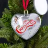 MDF Insert SubliMation Plat Ball Plastic Blanks för anpassad tryck Xmas Tree Decoration av Ocean 1017