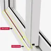 Carpets 5/10M DIY DIPE Self-adhesive Door And Window Sealing Strip Glass Anti-collision Rubber Foam Sound Insulation