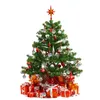 Forniture per feste 21pcs Ornamenti natalizi a cinque punti Mini Creative Shiny Rattle fatti a mano piccola