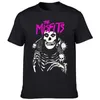 Men's T-Shirts The Misfits I Want Your Skulls T Shirt Punk Rock Band T Harajuku Male Vintage Graphic Tops Hip-hop Strtwear Men Clothing T240510