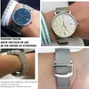 Assista a bandas para IWC Portofino Portugieser Metal Strap Acessórios 20 22mm Milanês Banda de aço inoxidável Q240510