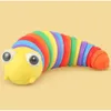 Сформулированные гибкие игрушки 3D Fidget Party Slug Sucts Curled Curled Curled Stress стресс.