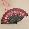 Figurines décoratives vintage de style chinois de style chinois fleur fleur pliant fan de danse classique danse des cadeaux d'invités de fête de mariage à la maison artisanat