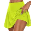 2023 Summer Women Sports Tennis Dance Fitness JUMIRS COURTES SÉCHEUR FEMME SOLIDE FEMME SOLIDE HIGH TAILLE GOLF SPORTIF 240508