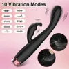 Autres éléments de beauté de la santé Vibratrice Finger Rabbit Vemelle Stimulateur de vide de mamelon de clitoris