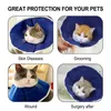 Dog Apparel Pet Elizabethan Collars Anti-licking Anti-bite Soft Nonwoven Fabric Cat Recovery Collar Protective Cone