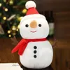 Elk Plush Claus Animais de Natal Papai Noel Toy Snowman Snow Doll Decoration Attividades Crianças Presente 903