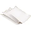 Retire os recipientes 4pcs de papel de papelão descartáveis para bandejas de bandejas para copos decorativos de alimentos Tabela de sobremesa de pratos de biscoito