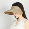Беретские модные пустые верхнюю шляпу Anti-UP Широкий краевой шелковый солнцеза