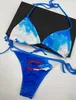 Seksi Desginer Mayo Kadınlar için T-Back Bikinis Mayo Kristal Marka Yüzme Etek Plajı Tek Parça Takım S-XL 111