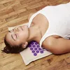 Acupuntura de travesseiro moxabustion massagem pad yoga taat shiatsu alivia a pressão da dor nas costas do massageador de ginástica em casa