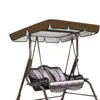 Namioty i schroniska na zewnątrz kołysze krzesło Wymień dach z baldachimem na siedzenie 2-3 SEater Garden Shade Odporność Puloodporna poliestr przeciwsłoneczny