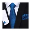 مجموعة ربطة عنق مجموعة 2023 تصميم جديد العديد من Colorhot Sale Wedding الزفاف الحاضر مربعات الجيب