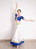 Etnische kleding Indiase kleding Dance Performance Kostuum Lengha Choli 3-delige swingrok Top Shawan India Pakistan Sari Vesido Indianol2405